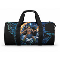 Samoa Siva Afi Duffle Bag Fireknife Fire Dance Pacific Tribal Motif LT9 One size Blue - Polynesian Pride