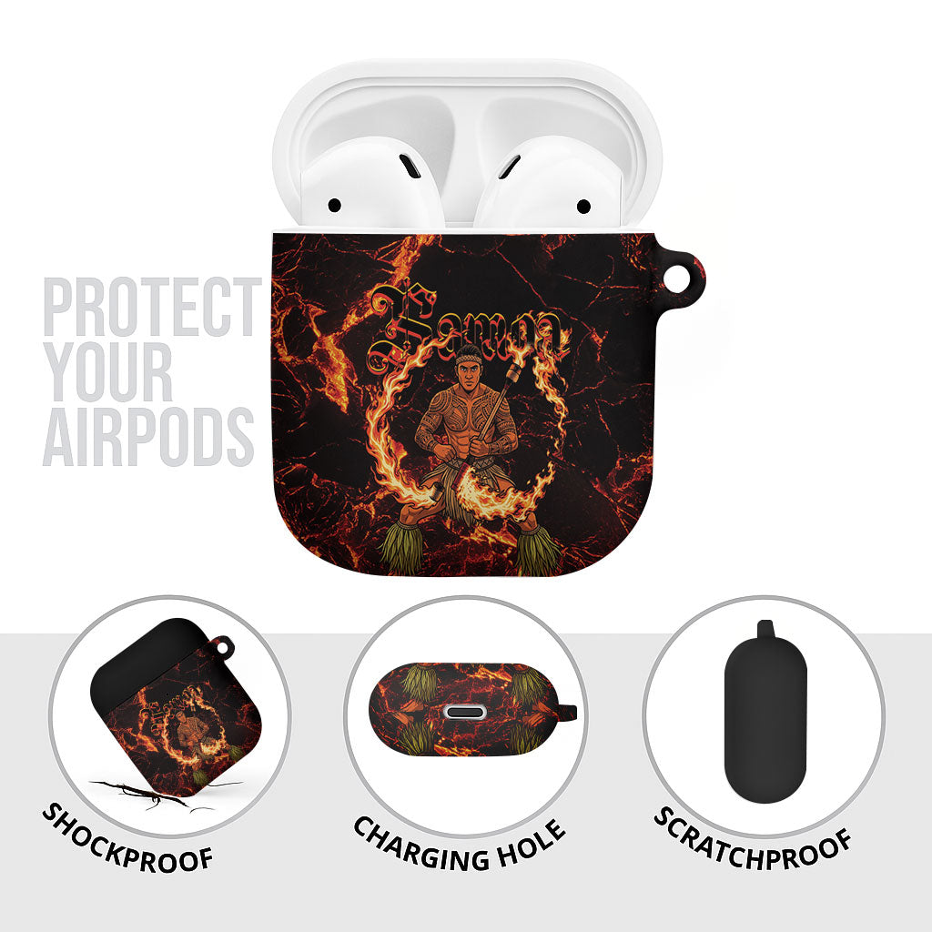 Samoa Siva Afi Dance Fireknife AirPods Case Polynesian Heritage Fire Dance LT9 - Polynesian Pride