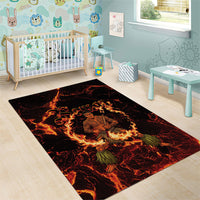 Samoa Siva Afi Dance Fireknife Area Rug Polynesian Heritage Fire Dance LT9 - Polynesian Pride