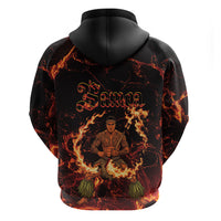 Samoa Siva Afi Dance Fireknife Hoodie Polynesian Heritage Fire Dance LT9 - Polynesian Pride