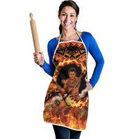 Samoa Siva Afi Dance Fireknife Apron Samoan Tribal Motif Dancing in the Fire LT9 - Polynesian Pride
