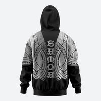 Samoan Ula Nifo Afi Tribal Zip Hoodie Polynesian Pattern LT9 - Polynesian Pride