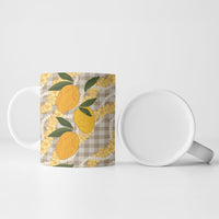 Maku'e Hawaiian Mango Palaka Ceramic Mug Aloha Hibiscus Pikake Lei LT9 - Polynesian Pride