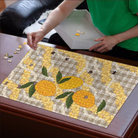 Maku'e Hawaiian Mango Palaka Puzzle Aloha Hibiscus Pikake Lei LT9 - Polynesian Pride