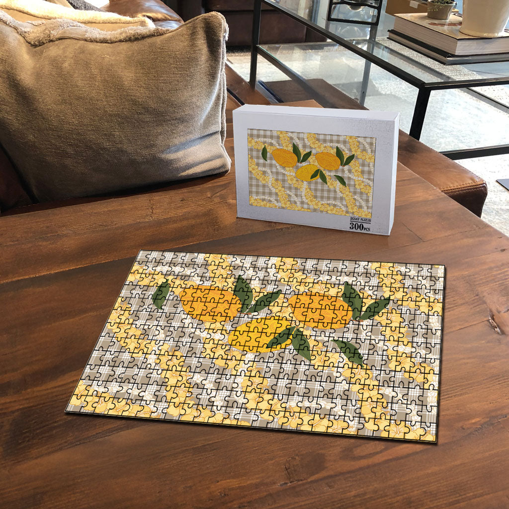 Maku'e Hawaiian Mango Palaka Puzzle Aloha Hibiscus Pikake Lei LT9 - Polynesian Pride
