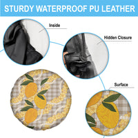 Maku'e Hawaiian Mango Palaka Spare Tire Cover Aloha Hibiscus Pikake Lei LT9 - Polynesian Pride
