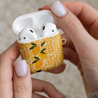 Alani Hawaiian Mango Palaka AirPods Case Aloha Hibiscus Pikake Lei LT9 - Polynesian Pride