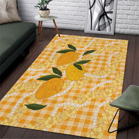 Alani Hawaiian Mango Palaka Area Rug Aloha Hibiscus Pikake Lei LT9 Orange - Polynesian Pride