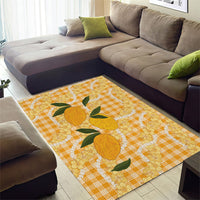 Alani Hawaiian Mango Palaka Area Rug Aloha Hibiscus Pikake Lei LT9 - Polynesian Pride