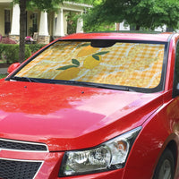 Alani Hawaiian Mango Palaka Auto Sun Shade Aloha Hibiscus Pikake Lei LT9 - Polynesian Pride