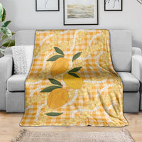 Alani Hawaiian Mango Palaka Blanket Aloha Hibiscus Pikake Lei LT9 - Polynesian Pride