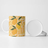Alani Hawaiian Mango Palaka Ceramic Mug Aloha Hibiscus Pikake Lei LT9 - Polynesian Pride