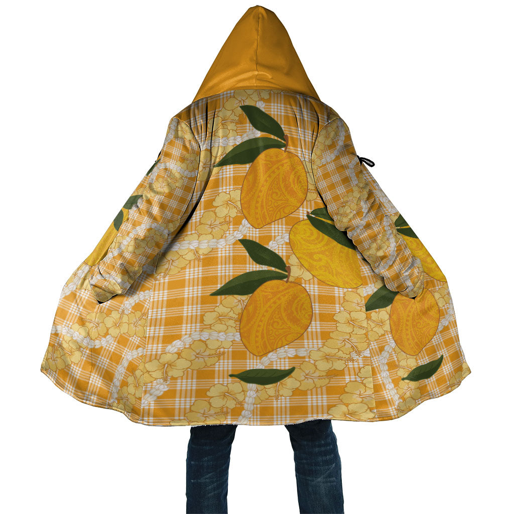 Alani Hawaiian Mango Palaka Cloak Aloha Hibiscus Pikake Lei LT9 Unisex Orange - Polynesian Pride