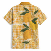 Alani Hawaiian Mango Palaka Hawaiian Shirt Aloha Hibiscus Pikake Lei LT9 - Polynesian Pride