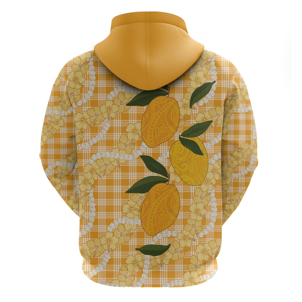 Alani Hawaiian Mango Palaka Hoodie Aloha Hibiscus Pikake Lei LT9 - Polynesian Pride
