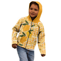 Alani Hawaiian Mango Palaka Kid Hoodie Aloha Hibiscus Pikake Lei LT9 - Polynesian Pride