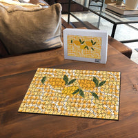 Alani Hawaiian Mango Palaka Puzzle Aloha Hibiscus Pikake Lei LT9 - Polynesian Pride