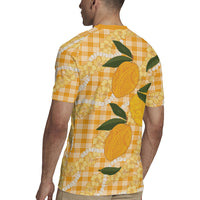 Alani Hawaiian Mango Palaka Rugby Jersey Aloha Hibiscus Pikake Lei LT9 - Polynesian Pride