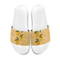 Alani Hawaiian Mango Palaka Slide Sandals Aloha Hibiscus Pikake Lei LT9 Orange - Polynesian Pride