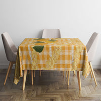 Alani Hawaiian Mango Palaka Tablecloth Aloha Hibiscus Pikake Lei LT9 - Polynesian Pride