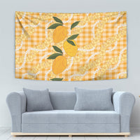 Alani Hawaiian Mango Palaka Tapestry Aloha Hibiscus Pikake Lei LT9 - Polynesian Pride