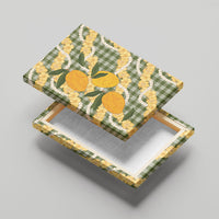 Uliuli Ahiahia Hawaiian Mango Palaka Canvas Wall Art Aloha Hibiscus Pikake Lei LT9 - Polynesian Pride