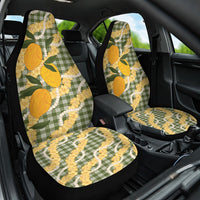 Uliuli Ahiahia Hawaiian Mango Palaka Car Seat Cover Aloha Hibiscus Pikake Lei LT9 One Size Sage Green - Polynesian Pride