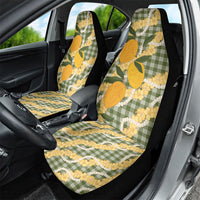 Uliuli Ahiahia Hawaiian Mango Palaka Car Seat Cover Aloha Hibiscus Pikake Lei LT9 - Polynesian Pride