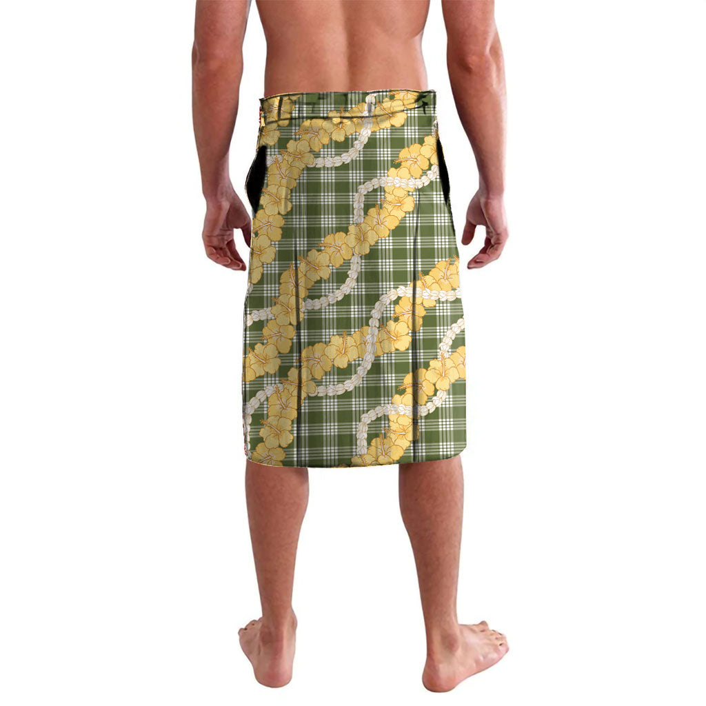 Uliuli Ahiahia Hawaiian Mango Palaka Lavalava Aloha Hibiscus Pikake Lei LT9 - Polynesian Pride