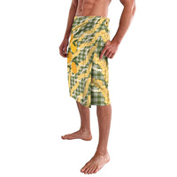 Uliuli Ahiahia Hawaiian Mango Palaka Lavalava Aloha Hibiscus Pikake Lei LT9 - Polynesian Pride