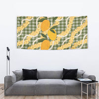 Uliuli Ahiahia Hawaiian Mango Palaka Tapestry Aloha Hibiscus Pikake Lei LT9 - Polynesian Pride