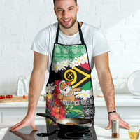 Personalised Vanuatu Joyeux Noel Apron Proud To Be a Ni-Van Sand Drawing Art LT9 - Polynesian Pride