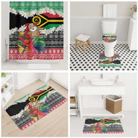 Personalised Vanuatu Joyeux Noel Bathroom Set Proud To Be a Ni-Van Sand Drawing Art LT9 - Polynesian Pride