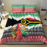 Personalised Vanuatu Joyeux Noel Bedding Set Proud To Be a Ni-Van Sand Drawing Art LT9 - Polynesian Pride