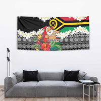 Personalised Vanuatu Joyeux Noel Tapestry Proud To Be a Ni-Van Sand Drawing Art LT9 - Polynesian Pride