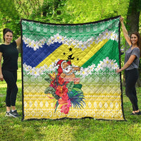 Personalised Malampa Joyeux Noel Quilt Proud To Be a Ni-Van Sand Drawing Art LT9 - Polynesian Pride