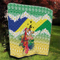 Personalised Malampa Joyeux Noel Quilt Proud To Be a Ni-Van Sand Drawing Art LT9 - Polynesian Pride