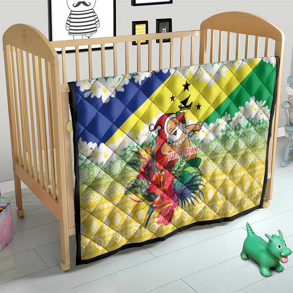 Personalised Malampa Joyeux Noel Quilt Proud To Be a Ni-Van Sand Drawing Art LT9 - Polynesian Pride
