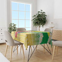 Personalised Malampa Joyeux Noel Tablecloth Proud To Be a Ni-Van Sand Drawing Art LT9 - Polynesian Pride