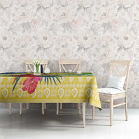 Personalised Malampa Joyeux Noel Tablecloth Proud To Be a Ni-Van Sand Drawing Art LT9 - Polynesian Pride