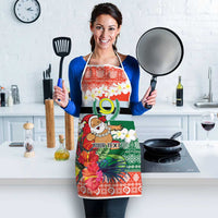 Personalised Penama Joyeux Noel Apron Proud To Be a Ni-Van Sand Drawing Art LT9 - Polynesian Pride