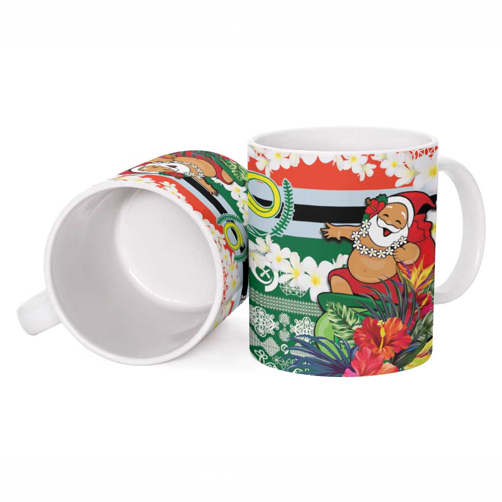 Personalised Penama Joyeux Noel Ceramic Mug Proud To Be a Ni-Van Sand Drawing Art LT9 - Polynesian Pride