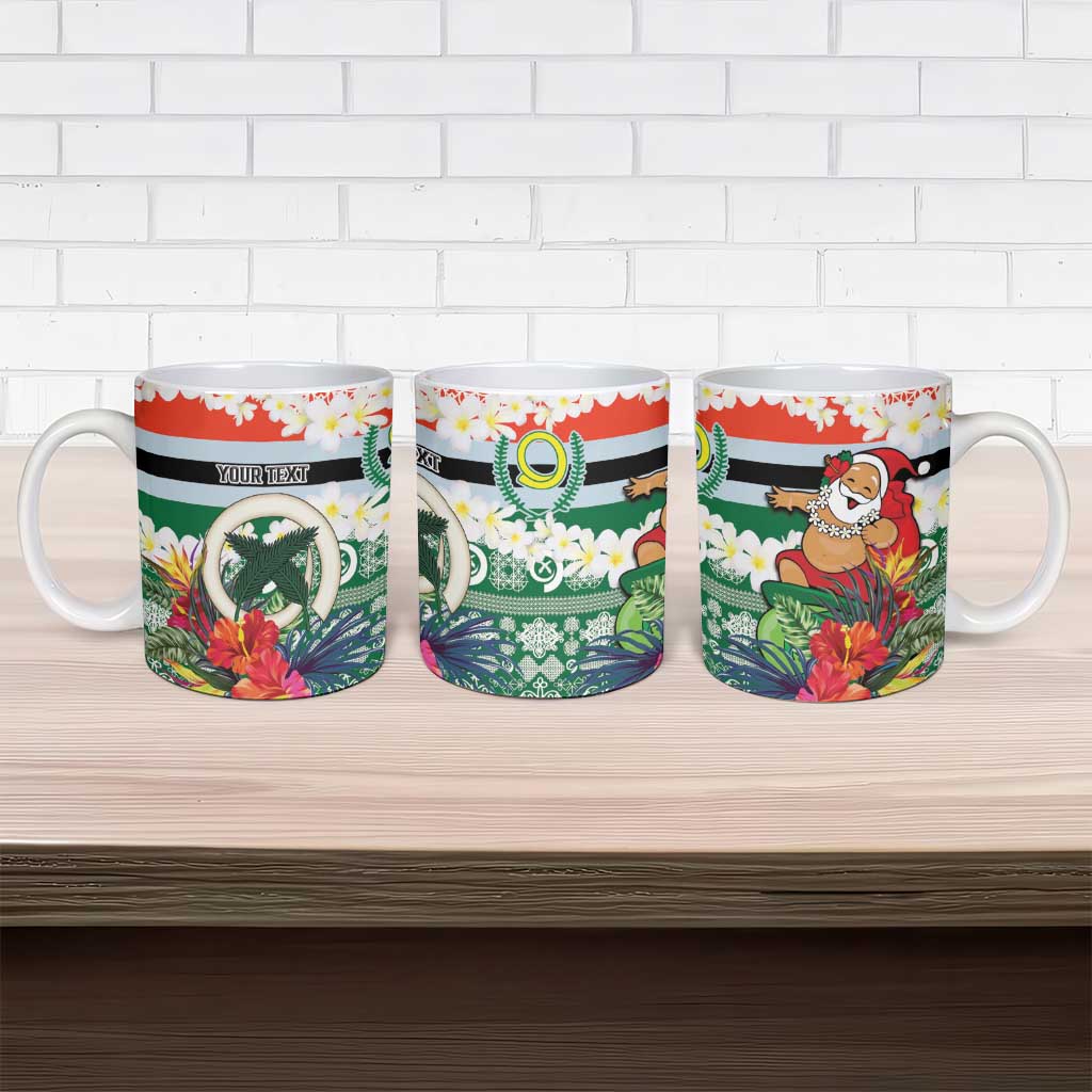 Personalised Penama Joyeux Noel Ceramic Mug Proud To Be a Ni-Van Sand Drawing Art LT9 - Polynesian Pride