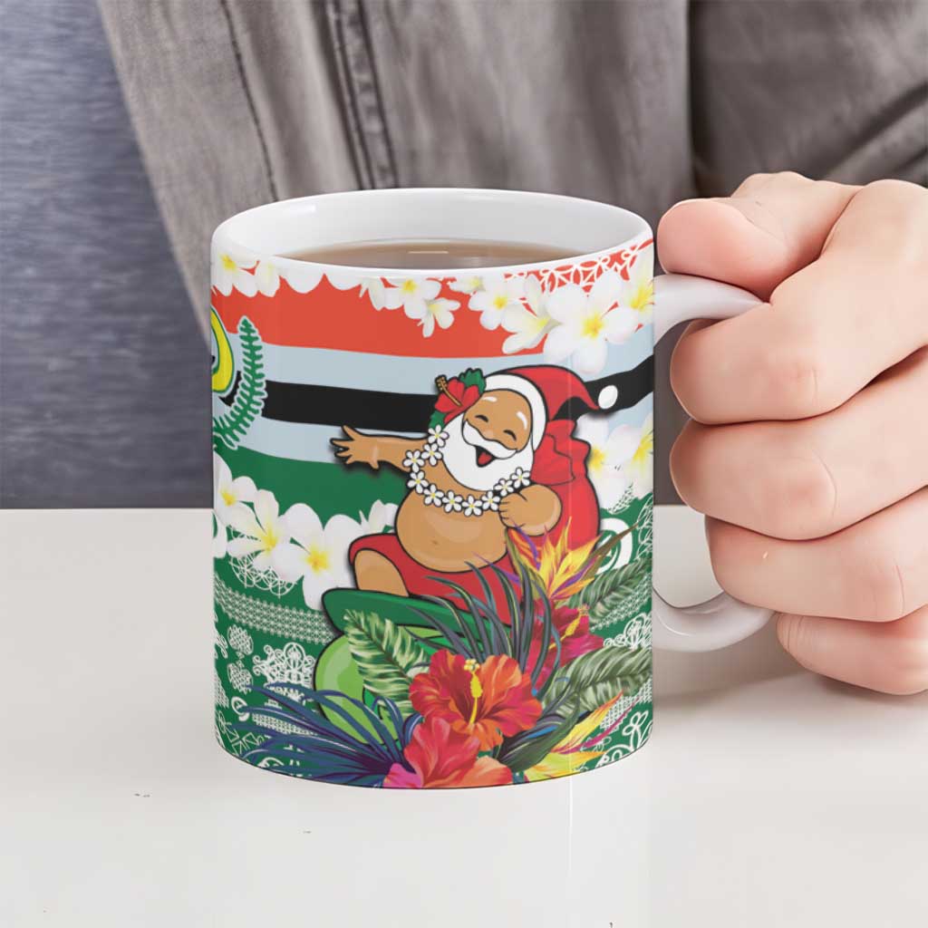 Personalised Penama Joyeux Noel Ceramic Mug Proud To Be a Ni-Van Sand Drawing Art LT9 - Polynesian Pride