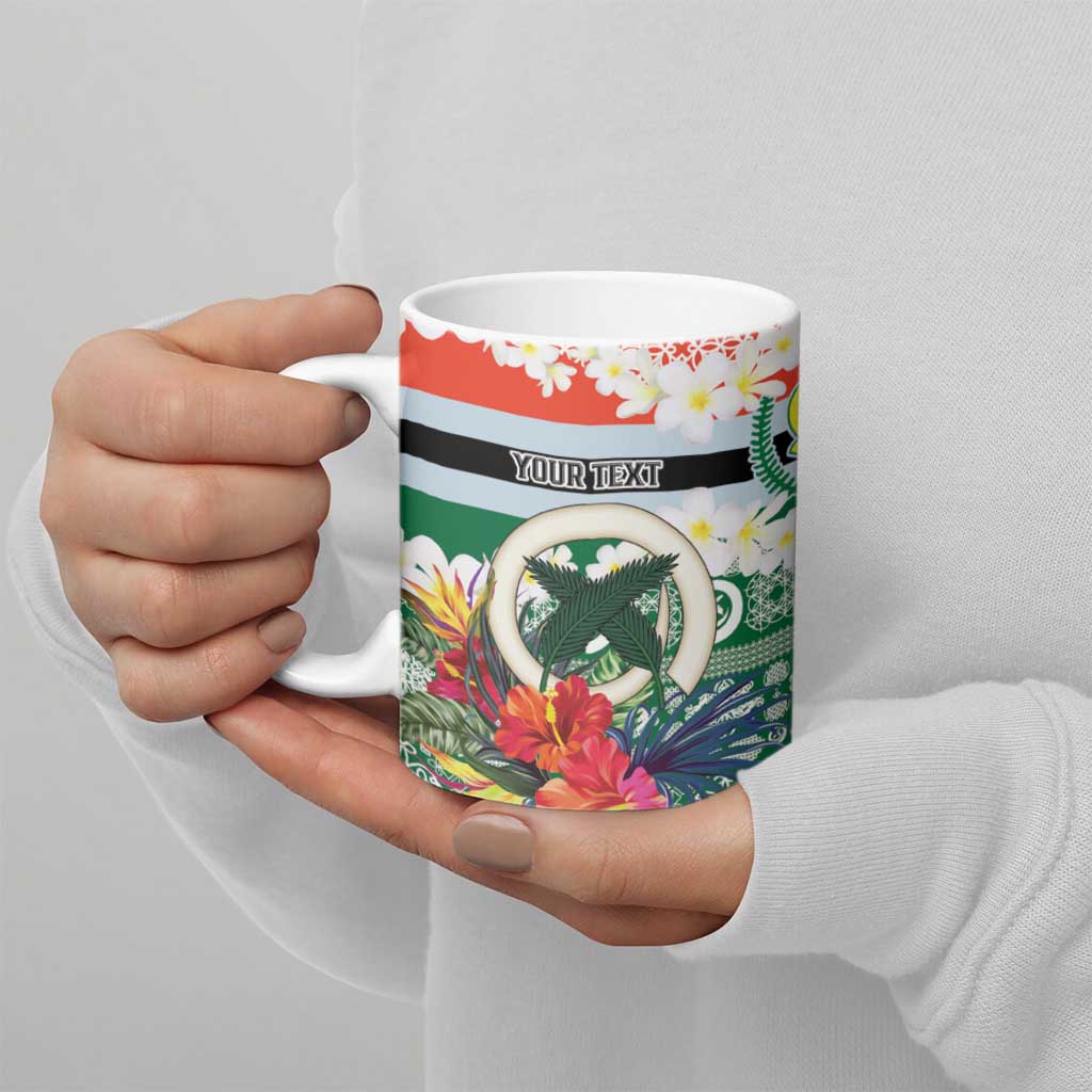Personalised Penama Joyeux Noel Ceramic Mug Proud To Be a Ni-Van Sand Drawing Art LT9 - Polynesian Pride