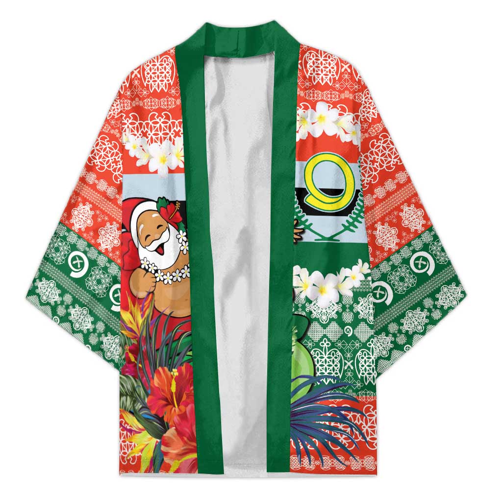 Personalised Penama Joyeux Noel Kimono Proud To Be a Ni-Van Sand Drawing Art LT9 Unisex Red - Polynesian Pride