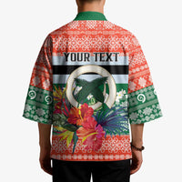 Personalised Penama Joyeux Noel Kimono Proud To Be a Ni-Van Sand Drawing Art LT9 - Polynesian Pride