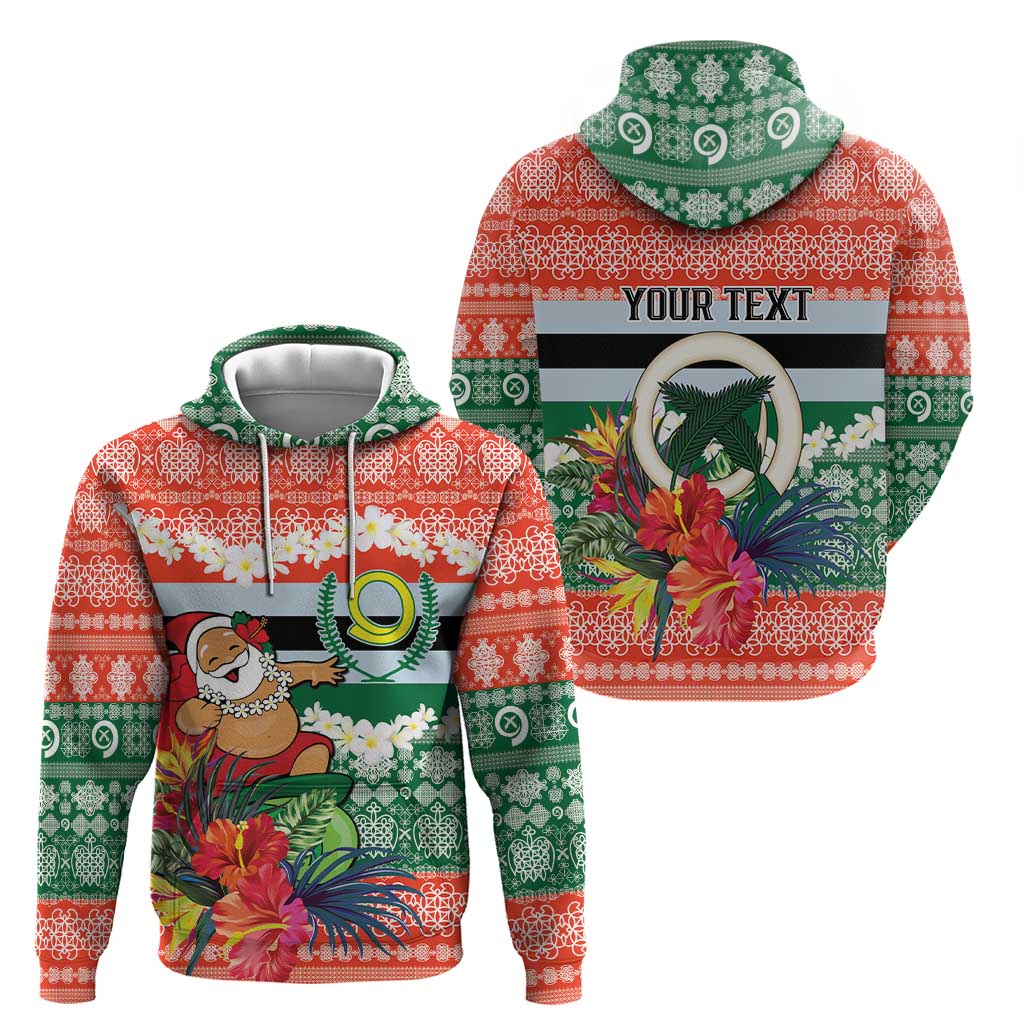 Personalised Penama Joyeux Noel Zip Hoodie Proud To Be a Ni-Van Sand Drawing Art LT9 - Polynesian Pride