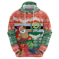 Personalised Penama Joyeux Noel Zip Hoodie Proud To Be a Ni-Van Sand Drawing Art LT9 - Polynesian Pride
