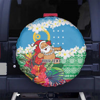 Personalised Sanma Joyeux Noel Spare Tire Cover Proud To Be a Ni-Van Sand Drawing Art LT9 No hole Blue - Polynesian Pride